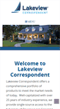 Mobile Screenshot of lakeviewcorrespondent.com