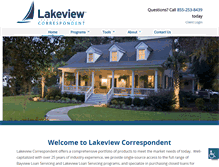 Tablet Screenshot of lakeviewcorrespondent.com
